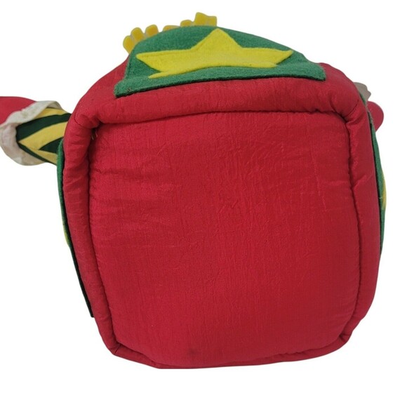 Jack in the Box Nylon Christmas Plush 15" International Silver 1992 Vintage - Picture 7 of 12